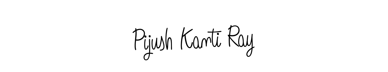 Make a beautiful signature design for name Pijush Kanti Ray. With this signature (Angelique-Rose-font-FFP) style, you can create a handwritten signature for free. Pijush Kanti Ray signature style 5 images and pictures png