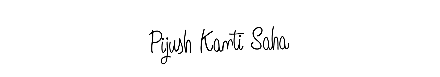 Pijush Kanti Saha stylish signature style. Best Handwritten Sign (Angelique-Rose-font-FFP) for my name. Handwritten Signature Collection Ideas for my name Pijush Kanti Saha. Pijush Kanti Saha signature style 5 images and pictures png