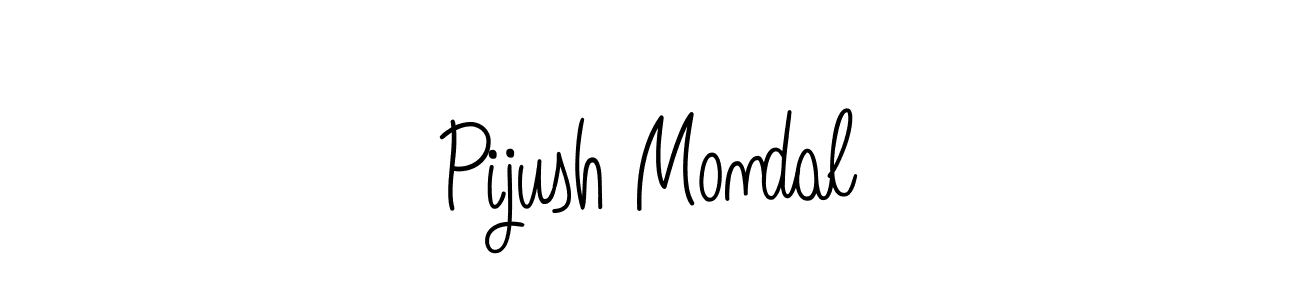 Best and Professional Signature Style for Pijush Mondal. Angelique-Rose-font-FFP Best Signature Style Collection. Pijush Mondal signature style 5 images and pictures png