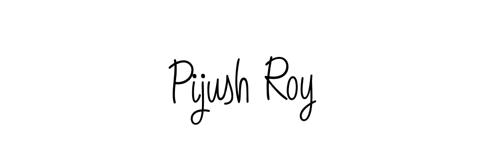 Design your own signature with our free online signature maker. With this signature software, you can create a handwritten (Angelique-Rose-font-FFP) signature for name Pijush Roy. Pijush Roy signature style 5 images and pictures png