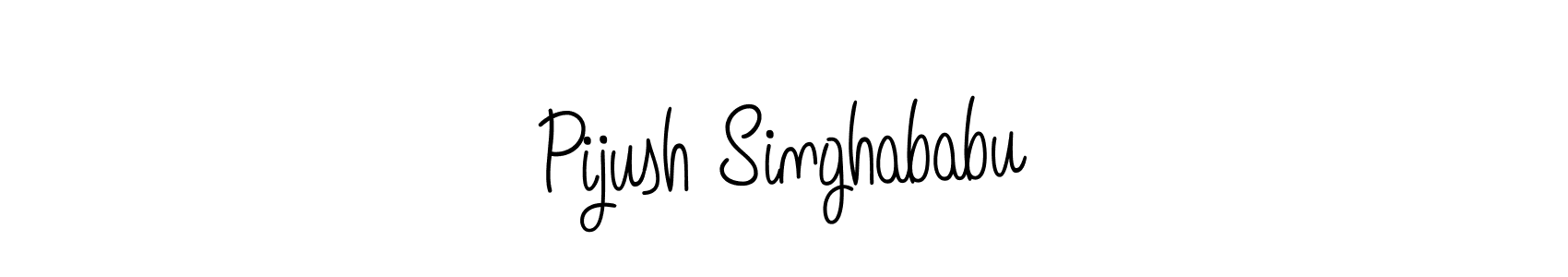 It looks lik you need a new signature style for name Pijush Singhababu. Design unique handwritten (Angelique-Rose-font-FFP) signature with our free signature maker in just a few clicks. Pijush Singhababu signature style 5 images and pictures png