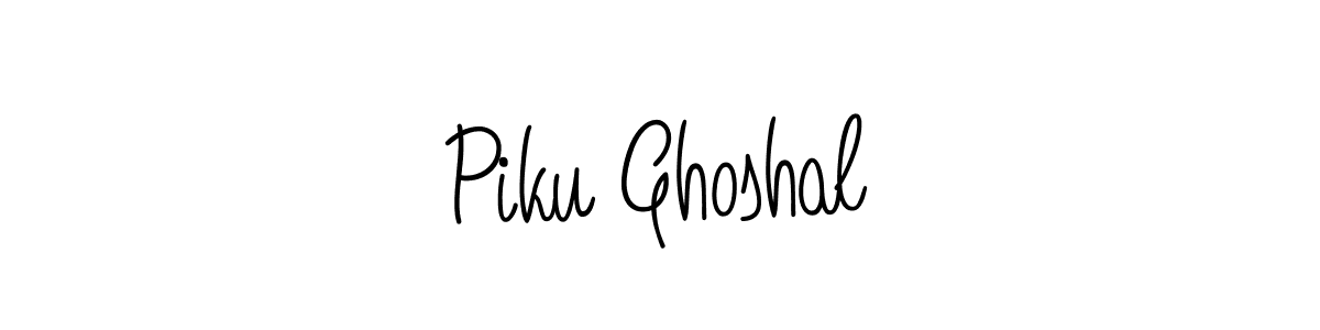 Best and Professional Signature Style for Piku Ghoshal. Angelique-Rose-font-FFP Best Signature Style Collection. Piku Ghoshal signature style 5 images and pictures png