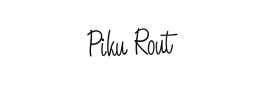 Also we have Piku Rout name is the best signature style. Create professional handwritten signature collection using Angelique-Rose-font-FFP autograph style. Piku Rout signature style 5 images and pictures png