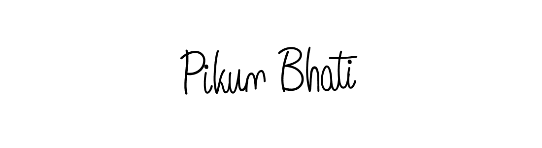 This is the best signature style for the Pikun Bhati name. Also you like these signature font (Angelique-Rose-font-FFP). Mix name signature. Pikun Bhati signature style 5 images and pictures png