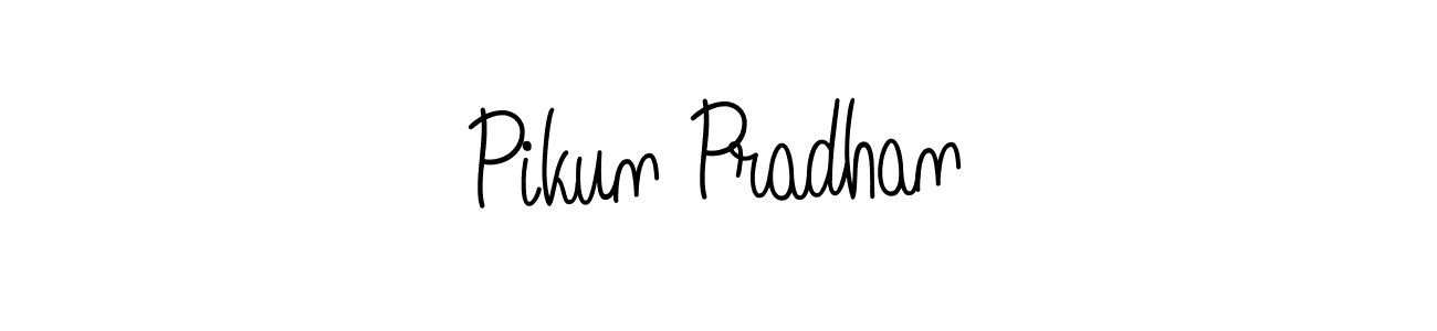 Check out images of Autograph of Pikun Pradhan name. Actor Pikun Pradhan Signature Style. Angelique-Rose-font-FFP is a professional sign style online. Pikun Pradhan signature style 5 images and pictures png