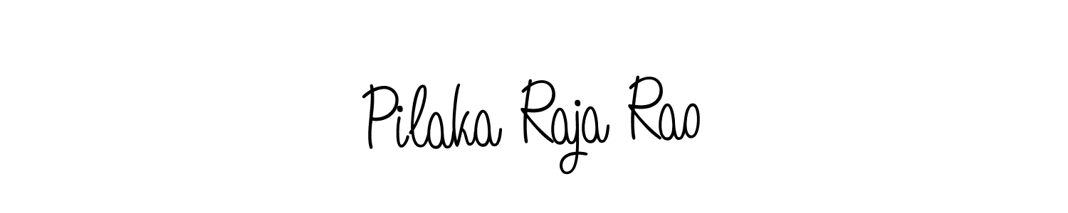 You should practise on your own different ways (Angelique-Rose-font-FFP) to write your name (Pilaka Raja Rao) in signature. don't let someone else do it for you. Pilaka Raja Rao signature style 5 images and pictures png