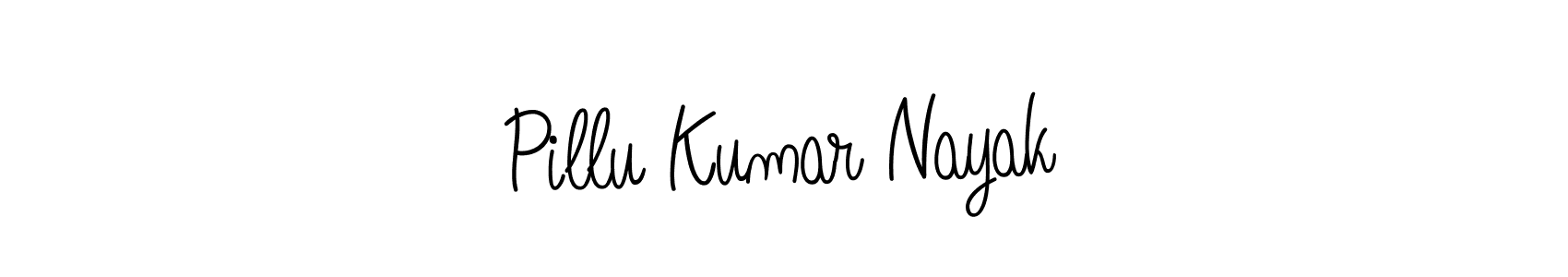 Pillu Kumar Nayak stylish signature style. Best Handwritten Sign (Angelique-Rose-font-FFP) for my name. Handwritten Signature Collection Ideas for my name Pillu Kumar Nayak. Pillu Kumar Nayak signature style 5 images and pictures png