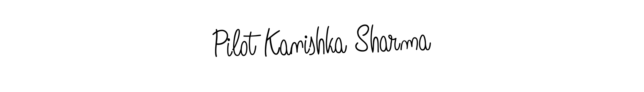 How to make Pilot Kanishka Sharma signature? Angelique-Rose-font-FFP is a professional autograph style. Create handwritten signature for Pilot Kanishka Sharma name. Pilot Kanishka Sharma signature style 5 images and pictures png