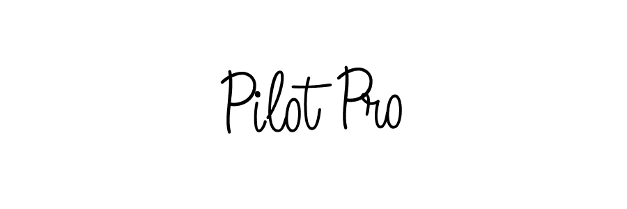 Make a beautiful signature design for name Pilot Pro. With this signature (Angelique-Rose-font-FFP) style, you can create a handwritten signature for free. Pilot Pro signature style 5 images and pictures png