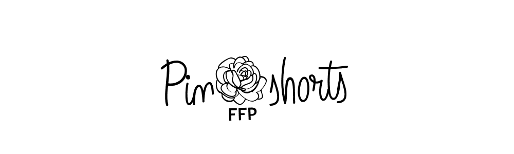 Use a signature maker to create a handwritten signature online. With this signature software, you can design (Angelique-Rose-font-FFP) your own signature for name Pin2shorts. Pin2shorts signature style 5 images and pictures png