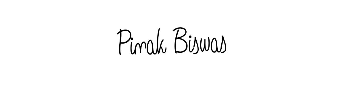 Design your own signature with our free online signature maker. With this signature software, you can create a handwritten (Angelique-Rose-font-FFP) signature for name Pinak Biswas. Pinak Biswas signature style 5 images and pictures png