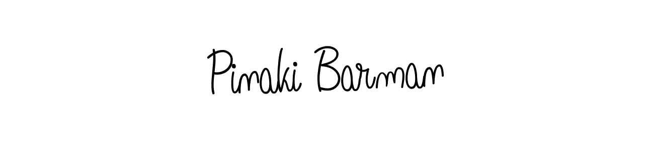 Also we have Pinaki Barman name is the best signature style. Create professional handwritten signature collection using Angelique-Rose-font-FFP autograph style. Pinaki Barman signature style 5 images and pictures png