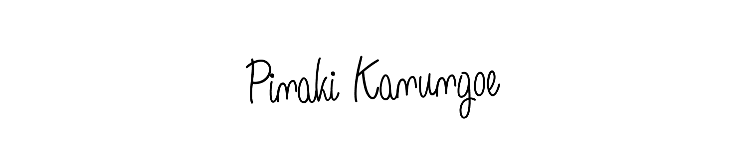 Also we have Pinaki Kanungoe name is the best signature style. Create professional handwritten signature collection using Angelique-Rose-font-FFP autograph style. Pinaki Kanungoe signature style 5 images and pictures png