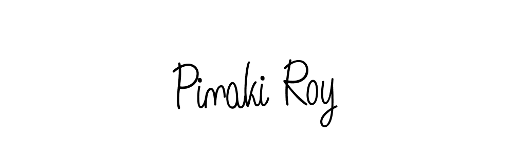 Design your own signature with our free online signature maker. With this signature software, you can create a handwritten (Angelique-Rose-font-FFP) signature for name Pinaki Roy. Pinaki Roy signature style 5 images and pictures png