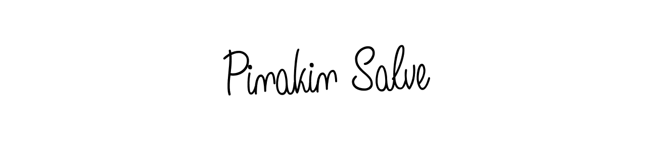 How to Draw Pinakin Salve signature style? Angelique-Rose-font-FFP is a latest design signature styles for name Pinakin Salve. Pinakin Salve signature style 5 images and pictures png