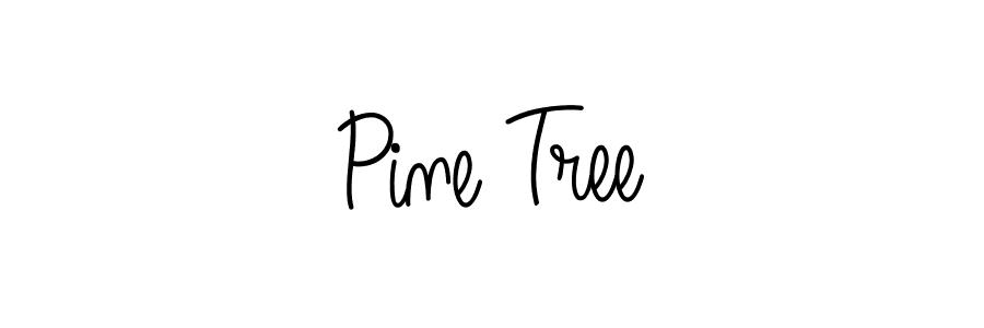 How to make Pine Tree signature? Angelique-Rose-font-FFP is a professional autograph style. Create handwritten signature for Pine Tree name. Pine Tree signature style 5 images and pictures png