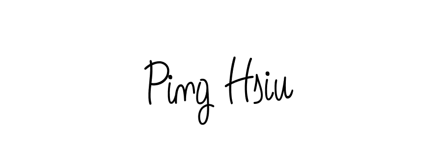 Also we have Ping Hsiu name is the best signature style. Create professional handwritten signature collection using Angelique-Rose-font-FFP autograph style. Ping Hsiu signature style 5 images and pictures png