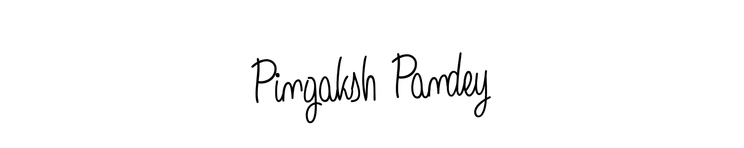 Make a beautiful signature design for name Pingaksh Pandey. With this signature (Angelique-Rose-font-FFP) style, you can create a handwritten signature for free. Pingaksh Pandey signature style 5 images and pictures png