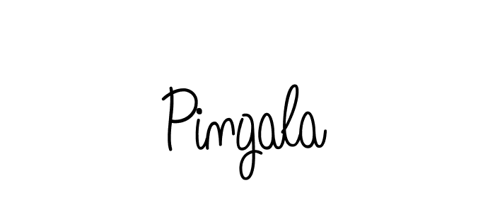 Use a signature maker to create a handwritten signature online. With this signature software, you can design (Angelique-Rose-font-FFP) your own signature for name Pingala. Pingala signature style 5 images and pictures png