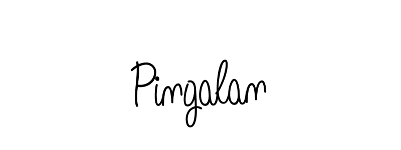 Make a beautiful signature design for name Pingalan. With this signature (Angelique-Rose-font-FFP) style, you can create a handwritten signature for free. Pingalan signature style 5 images and pictures png