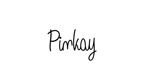How to make Pinkay name signature. Use Angelique-Rose-font-FFP style for creating short signs online. This is the latest handwritten sign. Pinkay signature style 5 images and pictures png