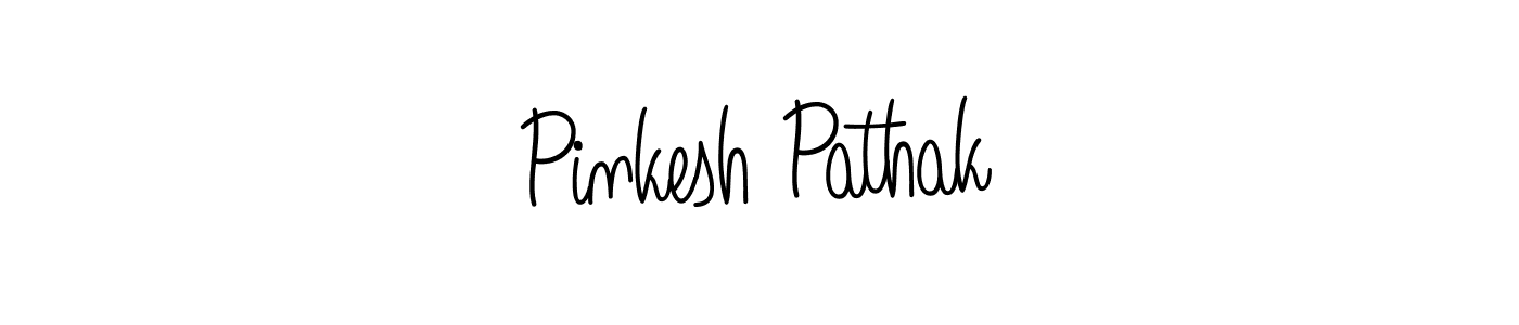 Pinkesh Pathak stylish signature style. Best Handwritten Sign (Angelique-Rose-font-FFP) for my name. Handwritten Signature Collection Ideas for my name Pinkesh Pathak. Pinkesh Pathak signature style 5 images and pictures png