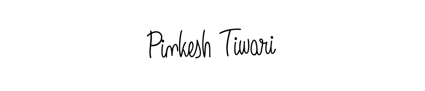 Also we have Pinkesh Tiwari name is the best signature style. Create professional handwritten signature collection using Angelique-Rose-font-FFP autograph style. Pinkesh Tiwari signature style 5 images and pictures png