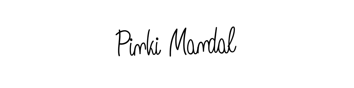 Create a beautiful signature design for name Pinki Mandal. With this signature (Angelique-Rose-font-FFP) fonts, you can make a handwritten signature for free. Pinki Mandal signature style 5 images and pictures png