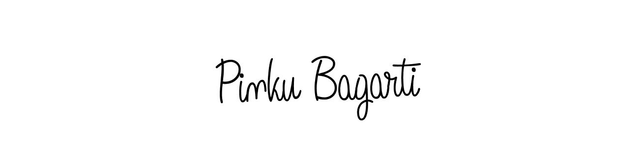 How to Draw Pinku Bagarti signature style? Angelique-Rose-font-FFP is a latest design signature styles for name Pinku Bagarti. Pinku Bagarti signature style 5 images and pictures png