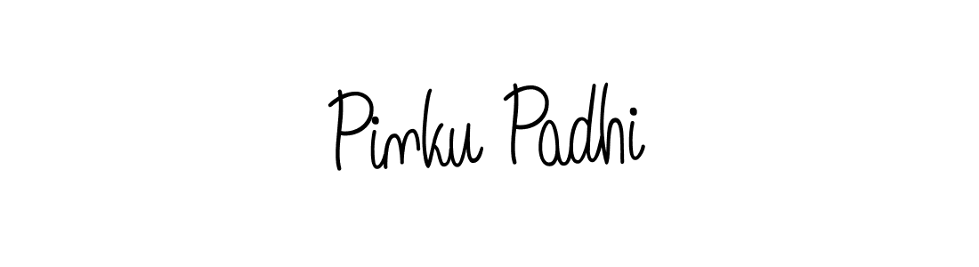 Create a beautiful signature design for name Pinku Padhi. With this signature (Angelique-Rose-font-FFP) fonts, you can make a handwritten signature for free. Pinku Padhi signature style 5 images and pictures png