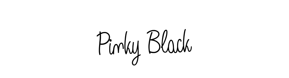 Create a beautiful signature design for name Pinky Black. With this signature (Angelique-Rose-font-FFP) fonts, you can make a handwritten signature for free. Pinky Black signature style 5 images and pictures png