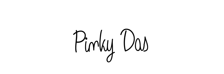You should practise on your own different ways (Angelique-Rose-font-FFP) to write your name (Pinky Das) in signature. don't let someone else do it for you. Pinky Das signature style 5 images and pictures png