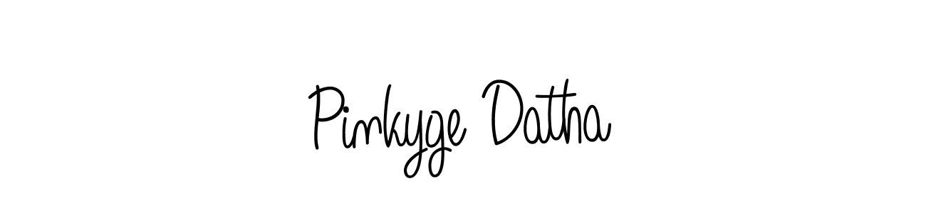 Check out images of Autograph of Pinkyge Datha name. Actor Pinkyge Datha Signature Style. Angelique-Rose-font-FFP is a professional sign style online. Pinkyge Datha signature style 5 images and pictures png