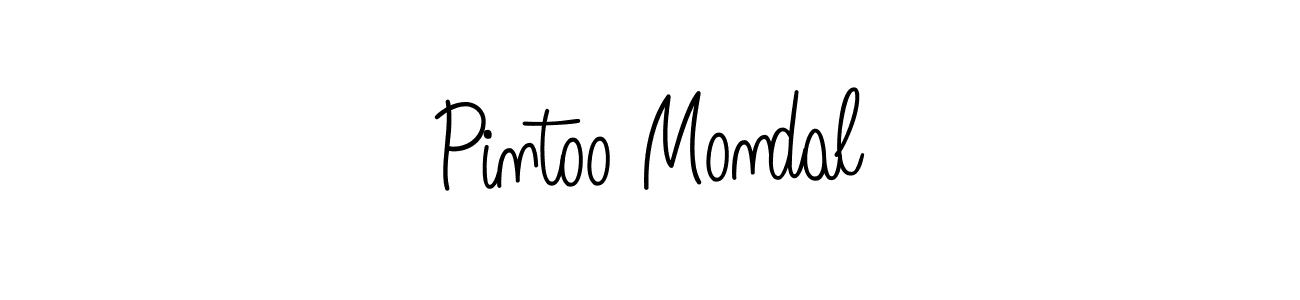 Also we have Pintoo Mondal name is the best signature style. Create professional handwritten signature collection using Angelique-Rose-font-FFP autograph style. Pintoo Mondal signature style 5 images and pictures png