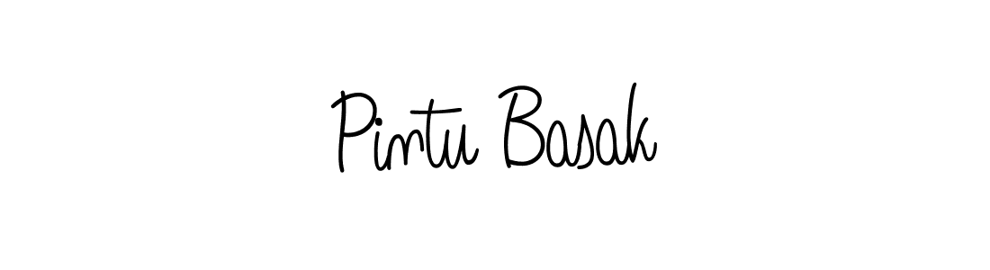 How to make Pintu Basak name signature. Use Angelique-Rose-font-FFP style for creating short signs online. This is the latest handwritten sign. Pintu Basak signature style 5 images and pictures png