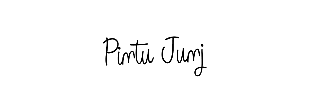 Similarly Angelique-Rose-font-FFP is the best handwritten signature design. Signature creator online .You can use it as an online autograph creator for name Pintu Junj. Pintu Junj signature style 5 images and pictures png