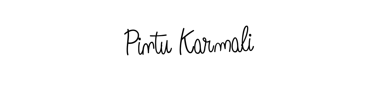 Make a short Pintu Karmali signature style. Manage your documents anywhere anytime using Angelique-Rose-font-FFP. Create and add eSignatures, submit forms, share and send files easily. Pintu Karmali signature style 5 images and pictures png