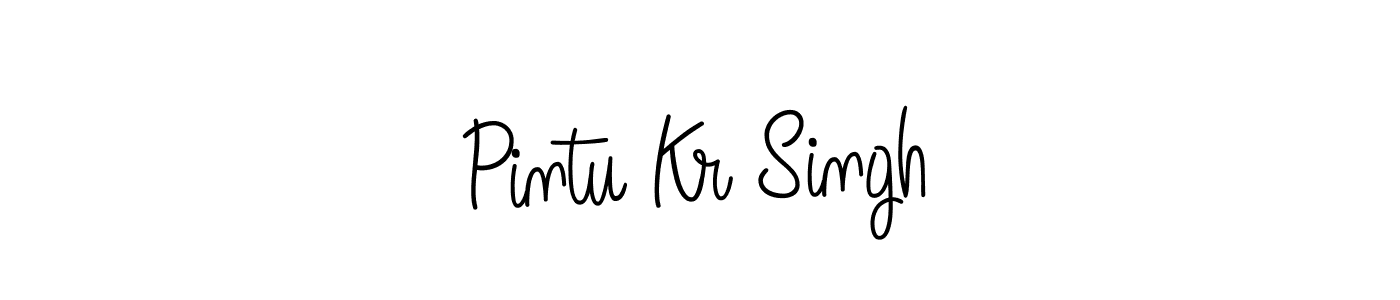 Make a beautiful signature design for name Pintu Kr Singh. Use this online signature maker to create a handwritten signature for free. Pintu Kr Singh signature style 5 images and pictures png