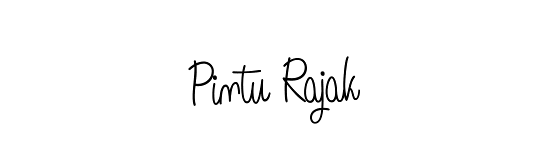 Make a beautiful signature design for name Pintu Rajak. With this signature (Angelique-Rose-font-FFP) style, you can create a handwritten signature for free. Pintu Rajak signature style 5 images and pictures png