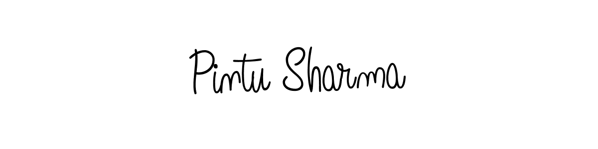 Once you've used our free online signature maker to create your best signature Angelique-Rose-font-FFP style, it's time to enjoy all of the benefits that Pintu Sharma name signing documents. Pintu Sharma signature style 5 images and pictures png