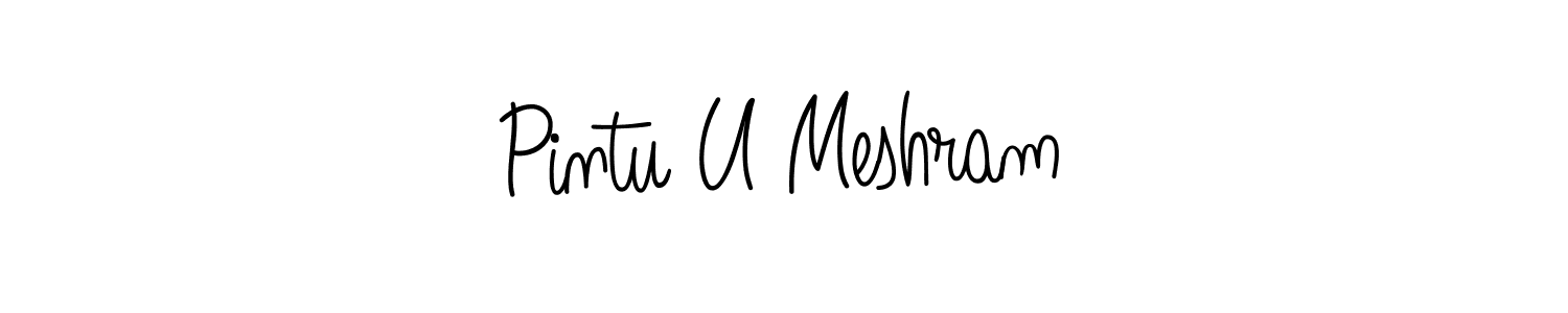 Here are the top 10 professional signature styles for the name Pintu U Meshram. These are the best autograph styles you can use for your name. Pintu U Meshram signature style 5 images and pictures png