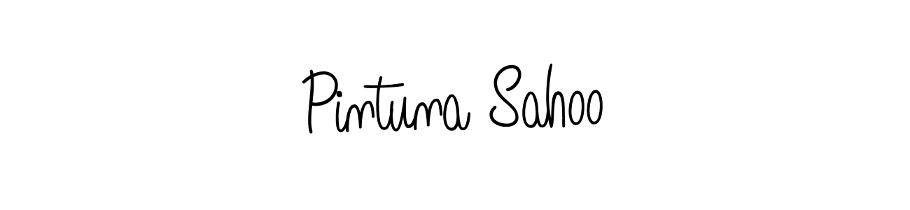 Create a beautiful signature design for name Pintuna Sahoo. With this signature (Angelique-Rose-font-FFP) fonts, you can make a handwritten signature for free. Pintuna Sahoo signature style 5 images and pictures png