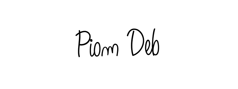 You can use this online signature creator to create a handwritten signature for the name Piom Deb. This is the best online autograph maker. Piom Deb signature style 5 images and pictures png