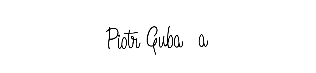 Create a beautiful signature design for name Piotr Gubała. With this signature (Angelique-Rose-font-FFP) fonts, you can make a handwritten signature for free. Piotr Gubała signature style 5 images and pictures png