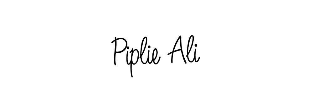 Make a beautiful signature design for name Piplie Ali. Use this online signature maker to create a handwritten signature for free. Piplie Ali signature style 5 images and pictures png