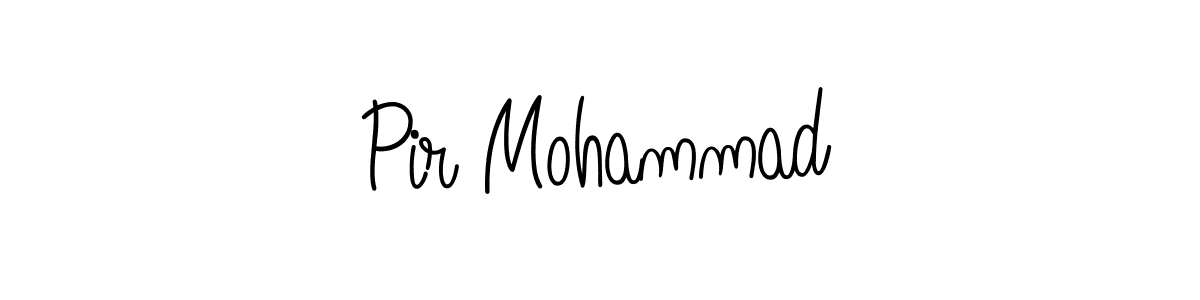 Design your own signature with our free online signature maker. With this signature software, you can create a handwritten (Angelique-Rose-font-FFP) signature for name Pir Mohammad. Pir Mohammad signature style 5 images and pictures png