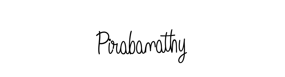 How to make Pirabanathy signature? Angelique-Rose-font-FFP is a professional autograph style. Create handwritten signature for Pirabanathy name. Pirabanathy signature style 5 images and pictures png