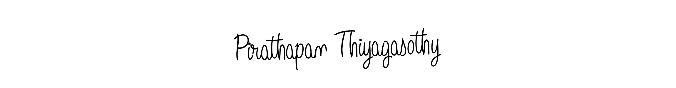 Create a beautiful signature design for name Pirathapan Thiyagasothy. With this signature (Angelique-Rose-font-FFP) fonts, you can make a handwritten signature for free. Pirathapan Thiyagasothy signature style 5 images and pictures png