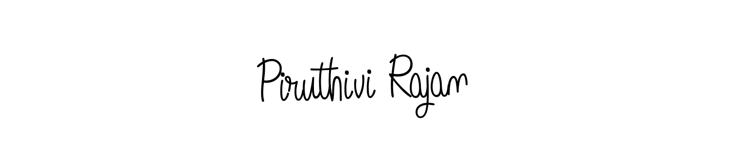 How to make Piruthivi Rajan name signature. Use Angelique-Rose-font-FFP style for creating short signs online. This is the latest handwritten sign. Piruthivi Rajan signature style 5 images and pictures png