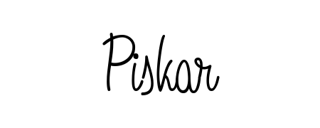 Create your official email sign-off with Piskar name in Angelique-Rose-font-FFP style. Crisp, clean, and perfectly legible across all screens. Piskar signature style 5 images and pictures png